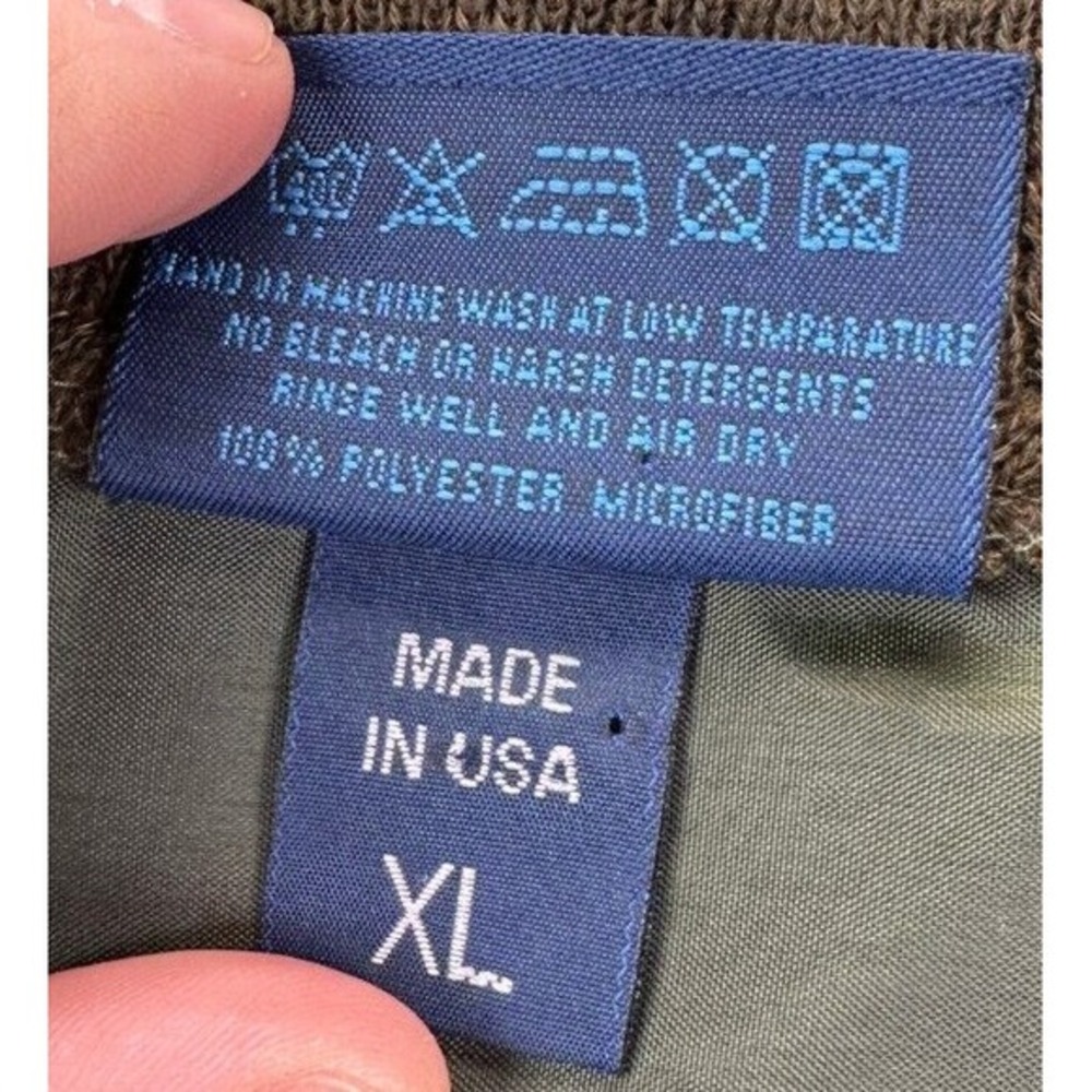 Sunderland Of Scotland Vest Mens XL Green V- Neck Golf Wind Stopper Made In USA - Picture 4 of 10